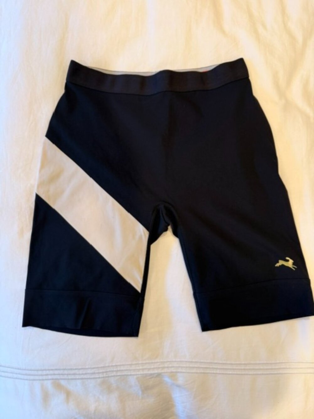 Excellent condition Tracksmith Allston half tights men running shorts, size med
